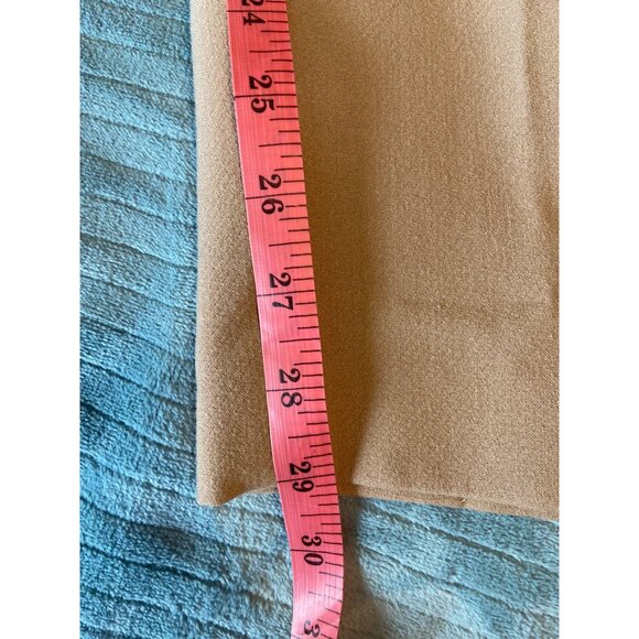 Talbots Hampshire Womens Dress Pants Size 12 Tan Career Corpcore Academia - Picture 11 of 13